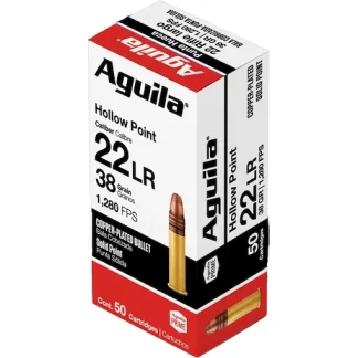 Aguila Super Extra High Velocity 22LR Ammo 38 Grain Plated Hollow Point - P80 Kit