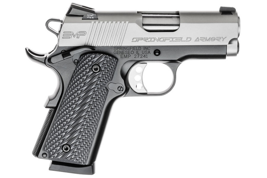 Springfield 1911 EMP 40 S&W Centerfire Pistol with G-10 Grips Springfield 1911 EMP 40 S&W Centerfire Pistol with G-10 Grips - Pistols - P80 Kit