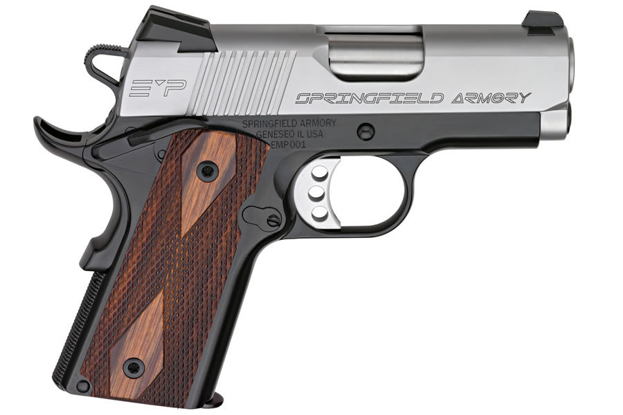 Springfield 1911 EMP 40 S&W Compact Centerfire Pistol with Cocobolo Grips Springfield 1911 EMP 40 S&W Compact Centerfire Pistol with Cocobolo Grips - Pistols - P80 Kit