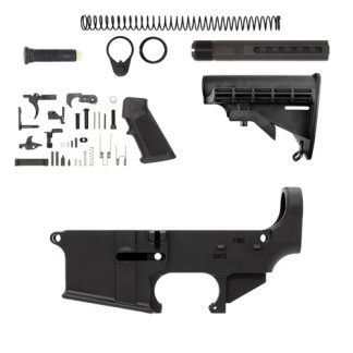 Forged Fire/Safe Marked 80% Lower Assembly - Forged - P80 Kit